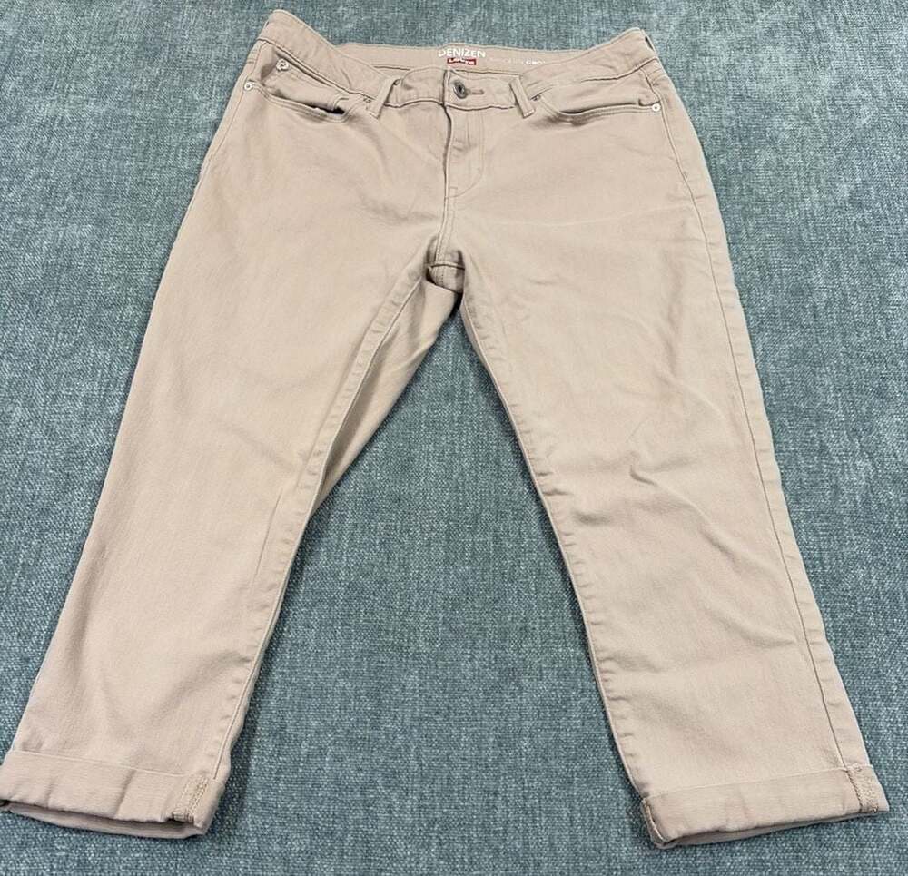 Denizen from Levi's Modern Crop Tan Pants Size 14